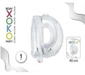 Globo Foil De Letras, En Color Plata Con Tamaño De 40CM. #Xoko Party #Letras #Globos.