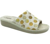 Vulladi - Zapatillas de casa cuña topos mujer
