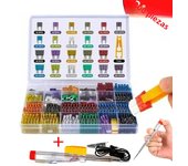 60/120/220/300PcsCar Fuse Blade Fuse Kit Fuses Automatic Truck Blade The Fuse Insurance Insert Insurance of Piece Lights Auto te