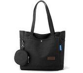 Bolso grande para Mujer, Bolso de Mano para Mujer, Bolso de Mano con Cremallera, Bolsa de tela de Lona PARA EL Día
