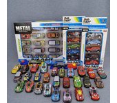 New Mini Alloy Pull-Back Car Boys Children'S Bouncing Car Simulation Fall-Resistant Model Toy Car Kindergarten Birthday Gift Set