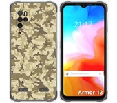 Funda Silicona para Ulefone Armor 12 5G diseño Sand Camuflaje Dibujos