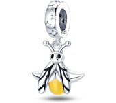 Hot 36 Style 925 Silver Glow In The Dark Butterfly Firefly Charms Beads Fit Pandora Original Bracelets Fine Women Jewelry Gifts
