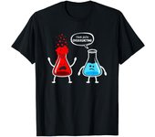 Funny Cartoon Chemistry Bottle Pattern Men's Stretch Short Sleeve Crew Neck T-shirt, Summer Outdoor