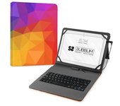 Funda con Teclado Subblim Keytab USB 11' Triángulos USB para Tablets de 11'