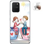 Tumundosmartphone Funda Gel Tpu para Samsung Galaxy S10 Lite diseño Café Dibujos