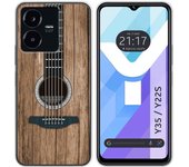 Funda Silicona para Vivo Y35 / Y22s diseño Madera 11 Dibujos