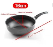 14cm/16cm Mini Frying Pan Wok Soup Pot Cooking Omelette Pans Non-stick Iron Pancake Egg Fryer With Long Handle Kitchen Gadgets