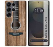 Tumundosmartphone Funda Silicona para Samsung Galaxy S25 Ultra 5G diseño Madera 11 Dibujos