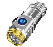 Three-Eyed Monster Mini Flash Super Power flashlight Rechargeable Portable Outdoor Lighting Long-Range Powerful Flash Lights