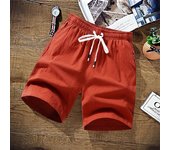 Summer Shorts Men Solid Casual Shorts Men 100% Cotton Cargo Shorts Brand Beach Shorts Cotton Linen Boardshort Asia Size M-9XL