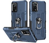 Case For Xiaomi Poco X5 X4 X3 M3 11 lite Pro 5G Magnetic Holder Ring Case For Redmi 10 9 Power Prime Shockproof Armor Back Cover