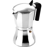 Fagor Cupy - Cafetera Italiana de Aluminio Extra-Grueso, Todo Tipo de Cocinas, Inducción, NO APTA PARA LAVAVAJILLAS, Diseño Ergonómico