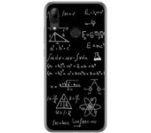 Tumundosmartphone Funda Gel Tpu para Huawei P Smart 2019 / Honor 10 Lite diseño Formulas Dibujos