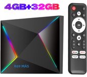 HOT R69 Plus Android 14 Tv Box Allwinner H728 WiFi 6 Ultra HD 8K Home Smart Entertainment Player Set-Top Box Ethernet 1000M