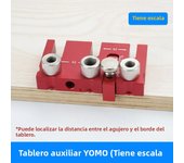 3 In One Dowel Jig 8mm 10mm 15mm Quick Replacement Extension Drill Guide Locator for Wood Board Splicing Woodworking Tools Kit