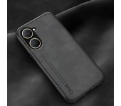 Luxury Shockproof Skin Feel Leather Case for VIVO Y03 Y18 Y28 Y28S 5G Y17S Y27 Y16 Y35 Y02 Car Holder Magnetic Protective Cover
