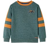 Sudadera Infantil Dark Green Melange 140