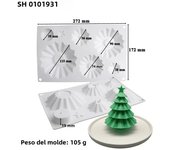 Christmas Tree Snowflake Christmas Decoration Tools Christmas Hat Silicone Cake Molds Kitchen Bakeware Mousse Chocolate Moluds