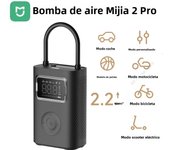 Mijia Air Pump 2 Pro Mini Portable Electric Air Compressor Treasure Type-C LED Multitool Inflator for Motorcycle Car Soccer