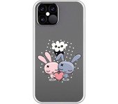Funda compatible con iPhone 12 - 12 Pro - Pareja corazon