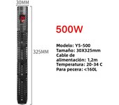 Aquarium Heater Fish Tank LCD Display Digital Thermostat Submersible Water Heating Rod Constant Temperature Control 220v 500W