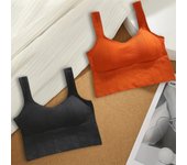 1/2/4Pcs Fitness Top Women Seamless Yoga Bra Sports Bra Anti-Sweat Shockproof Crop Top Push Up Sport Bra Gym Workout Top