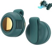 Mini ventilador eléctrico portátil, silencioso y sin aspas, pequeño ventilador de cintura recargable con clip de torbellino, ventilador corporal con velocidad ajustable y manos libres, ideal para exteriores y viajes (3 unidades)