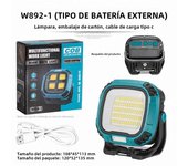 Strong Light COB Flashlight USB Rechargeable Torch Portable Outdoor Power Bank Camping Fishing Emergency Work Lamp With Hook
