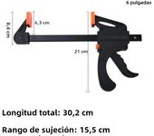 4/6/8/10/12/18/24 Inch 1Pc Woodworking Work Bar F Clamp Clip Set Hard Quick Ratchet Release DIY Carpentry Hand Tool Gadget