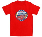Mens T-Shirt Cars 3 Lightning McQueen Lightning Fast T-Shirts Popular Summer Tee Shirt Y2K Custom Logo Clothes Plus Size