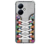 Funda Silicona Antigolpes para Vivo V29 Lite 5G diseño Zapatillas 04 Dibujos