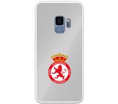 Funda original compatible con Samsung Galaxy S9 - Cultural Leonesa escudo fondo gris