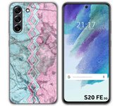 Funda Silicona para Samsung Galaxy S21 FE 5G diseño Mármol 08 Dibujos