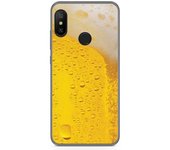 Tumundosmartphone Funda Gel Tpu para Xiaomi Redmi 6 Pro / Mi A2 Lite Diseño Cerveza Dibujos