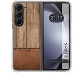Funda Silicona para Samsung Galaxy Z Fold 5 5G diseño Madera 09 Dibujos