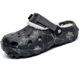 Winter Men Clogs Slippers Warm Furry Slippers Soft Home Cotton Shoe EVA Fluff Slides Casual Outdoor Comfortable Plush Fur Clogs