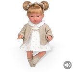 Muñeca Elegance Hanne Con Rebeca C/ Mecanismo Risa 28cm EN CAJA REGALO