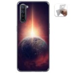 Tumundosmartphone Funda Gel Tpu para Oppo Find X2 Lite diseño Tierra Dibujos