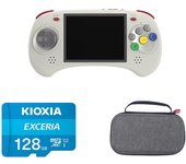 micompuTer Consola Anbernic RG-ARC D, consola de juegos portátil RG ARC-D, pantalla táctil IPS de 4 pulgadas, sistema Linux o Android, RGARC-D, Retro