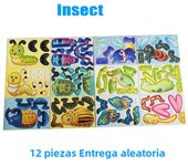 12-24pcs/bag 3D Animals Foam Puzzle Educational Toys for Kids Birthday Party Favor Guest Gift Classroom Rewards Goodie Fillers