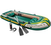 Barca hinchable Intex, Barca Seahawk, Barca hinchable INTEX Seahawk 2 & remos - 236x114x41 cm, Barca hinchable INTEX Seahawk 3 & remos aluminio - 295x137x43 cm, Barca hinchable INTEX Seahawk 4 con remos 351x145x48 cm