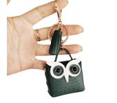 MultiPurpose Mini Owl-shaped Coin Purse Bags Fashionable Backpack Decoration Keychain Earphone Bag for Women Girls Small Pouch