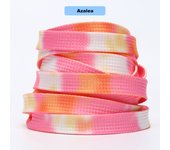 New Flats Sneakers Laces Fashion AF1/AJ Sports Shoelace 100/120/140/160/180CM 0.8CM Width Tie-dye Shoelaces Shoes Accessories