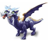 Dinosaurio Lila Andador con Luz y Sonido Juguetes DQTOYS