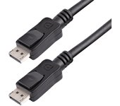 StarTech.com Cable de 3m Certificado DisplayPort 1.2 4k con Cierre de Seguridad - 2x Macho DP, 3 m,