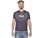 Emporio Armani Camiseta Algodón Hombre Azul 3Z1T761JPZZ 922