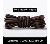 1 Pair Round Shoelaces Martin Boots Shoe Laces Striped Double Color Apply to High Gang Casual Shoes Cotton Shoelace 18 Colors