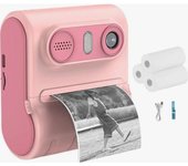 Cámara Digital de impresión instantánea de Doble Lente de MP para niños, Vídeo 1080P, Pantalla de 2,4 Pulgadas y Paquete de Papel fotográfico.