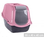 C.A - Transportín de Plástico para Mascotas Pequeñas, Portátil y Transpirable, Medidas 45 * 30 * 30CM, Ideal para Perros y Gatos